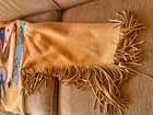 Contemporary Cree beaded buckskin shirt by Gordon Six Pipe (Nightscout), ermine — photo 9