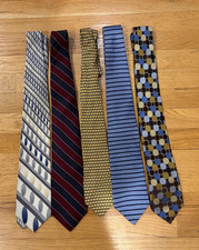 Set of 5 Men's ties - various colors