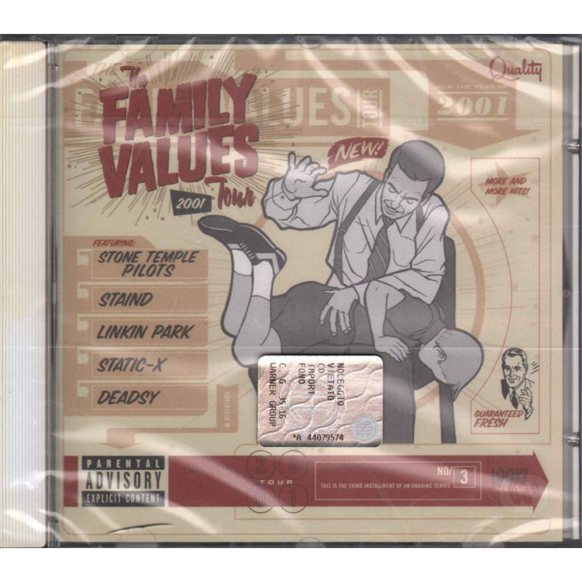 AA.VV. ‎CD The Family Values Tour 2001 / Elektra ‎7559-62762-2 Sealed