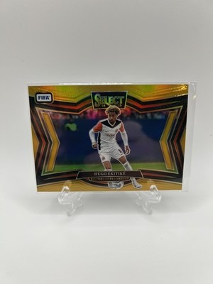 2024-25 Hugo Ekitike Panini Select FIFA Field Level Gold Frankfurt Card 4/10