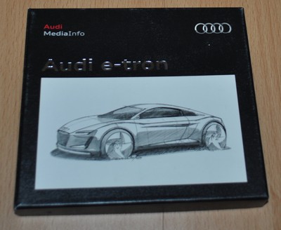 Audi 2009 e-tron Press Info Photo CD No Brochure Prospekt