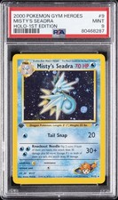 2000 POKEMON GYM HEROES HOLO-1ST EDITION #9 MISTY'S SEADRA PSA 9 on eBay