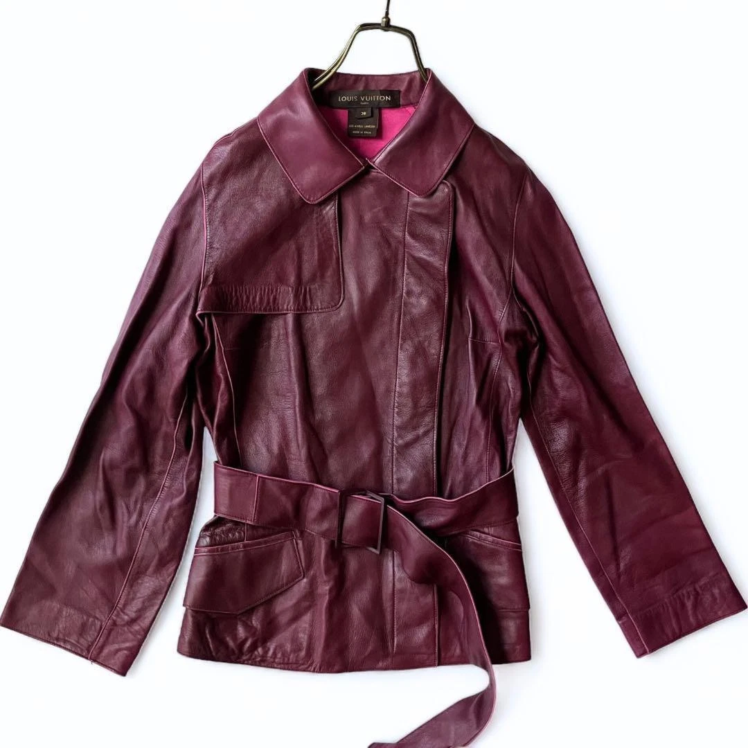 LOUIS VUITTON（LV） Giacca Louis Vuitton in vera pelle di agnello S m7_0712