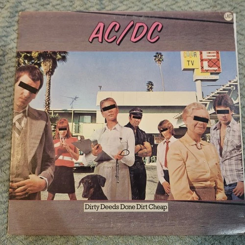 AC/DC's "Dirty Deeds Done Dirt Cheap". released in 1976. SD 16033 USA - product listing photo