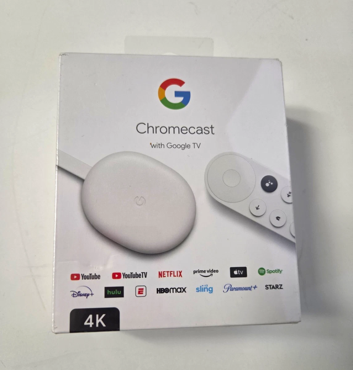 Google Chromecast with Google TV White 2160p Google Assistant