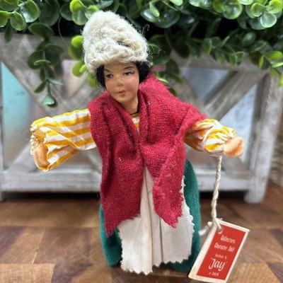 VTG 2-Jay of Dublin Irish Character Dolls-Woman of The West With Tags