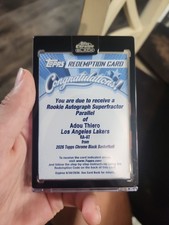 Marketplace image: 2026 Topps Chrome Black Adou Thiero Redemption Superfractor Auto Rookie