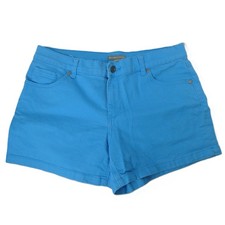New York Company Chino Shorts Women's 8 Blue 5 Pocket Stretch 31w