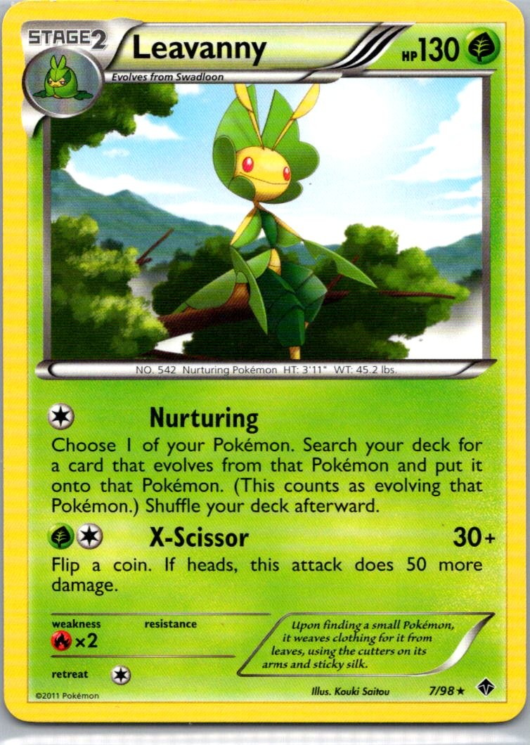Pokemon TCG Leavanny 7/98 Emerging Powers NM