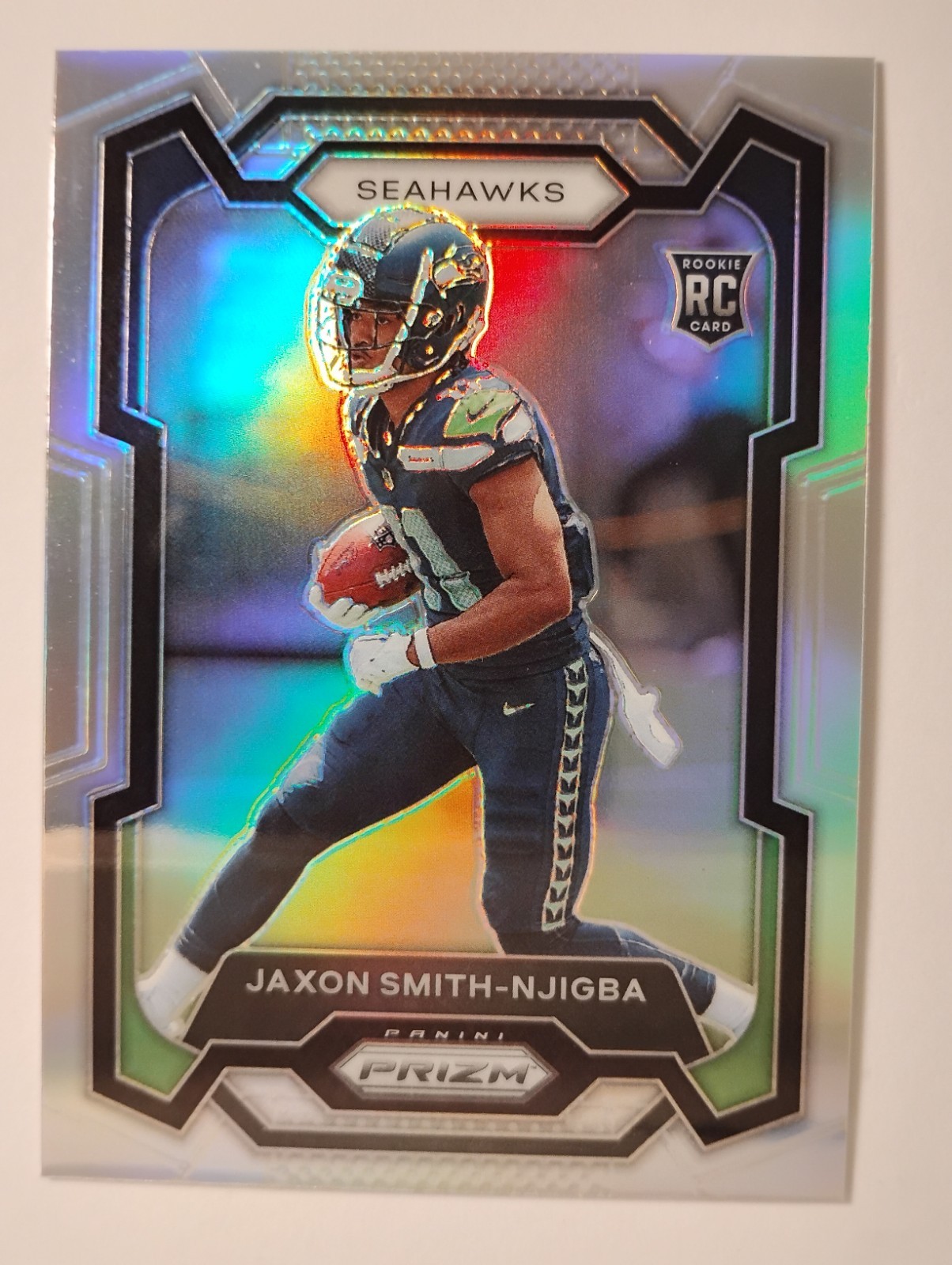 2023 Panini Prizm #390 Jaxon Smith-Njigba - Silver Prizm RC