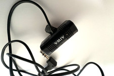 Ansteck-Mikrofon AIWA Stereo Mini  Microphone f&uuml;r Walkman etc. Klinke