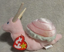 Ty Beanie Baby Swirly the Snail DOB March 10, 1999 MWMT Free  Shipping
