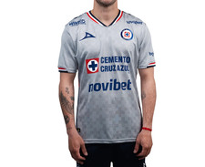 New  Club Deportivo Cruz Azul Authentic Pirma Gray Jersey , 2025