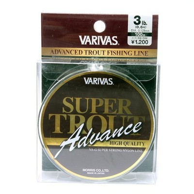 Japan VARIVAS Super Trout Advance Nylon Line Clear 3lb 100M Light Fishing Lines