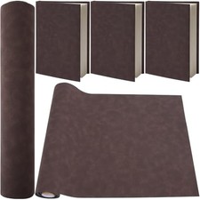 51 x 11.8in Book Cloth Fabric Suede Leather Fabric Dark Brown Suede 51 X 11.8"