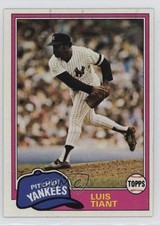 1981 Topps Luis Tiant #627 yf0