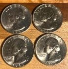 Lot of 4 - 1963 Washington Quarters - Uncirculated BU