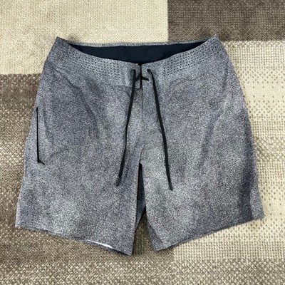Lululemon Athletica Mens Current State Board Short 7'' Grey Static Size 34