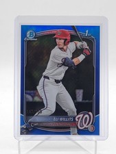 ELI WILLITS 2025 BOWMAN CHROME DRAFT 1ST BLUE REFRACTOR /150 #BDC-1 Q1940