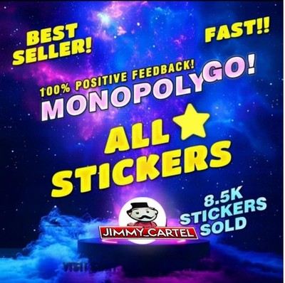 Monopoly Aufkleber Go 1 - 6  ( HAPPY HARVEST WITH LOONEY TUNES ) GÜNSTIGSTE PREISE