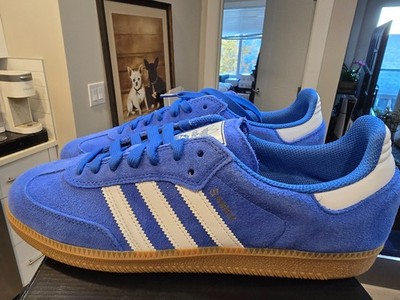 Adidas Samba ADV Blue Bird Size 10 Men`s Sneaker Shoes JP5719 Rare Color NEW