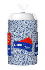 Dixie 12 oz Paper Bowls 175 Count - Ultra Strong Soak Proof Microwave Safe Bulk