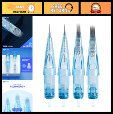 50Pcs Disposable Tattoo Needles - Round Magnum Mixed Sizes for Precision Art