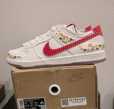 Nike SB Dunk Low Decon N7 Opti Yellow University Red Size 13 Men. FD6951-700