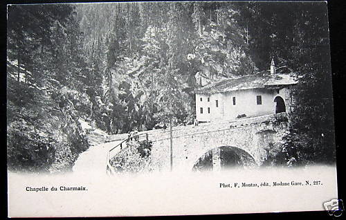 FRANCJA~1900's Chapelle du CHARMAIX ~Stacja Valfréjus - Zdjęcie 1 z 1