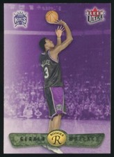 2001-02 Ultra Sacramento Kings Basketball Card #176U Gerald Wallace Rookie /2222. rookie card picture