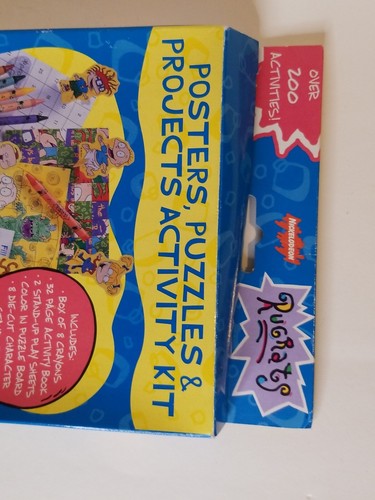 Rugrats Cartoon Activity Pack/Kit NOS Vintage 1997 Posters Puzzles Projects NIB - Picture 9 of 18