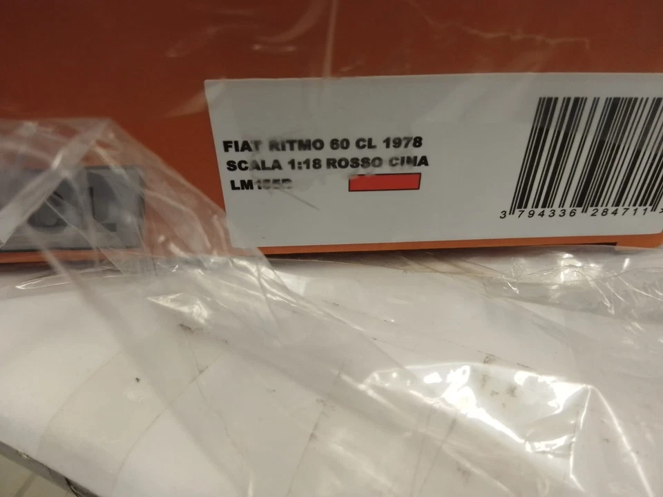 Laudoracing Fiat Ritmo 60 CL rosso cima 1978 1/18 LM155B - Immagine 3 di 3