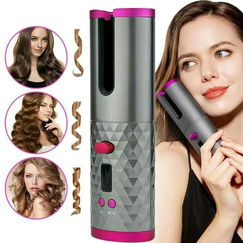 Lockenstab Automatischer Mini Lockenstab Keramischer Lockenstab usb aufladbarer - Bild 4 von 4