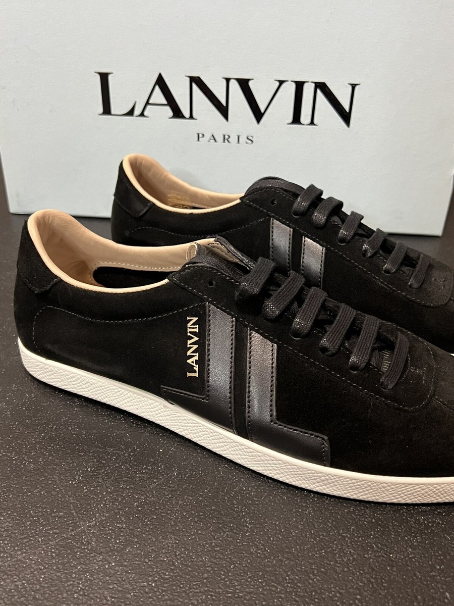 ランバン　スエード スニーカー Lanvin Suede Glen Sneakers Black 42 (9 US) Men $550 | eBay