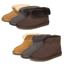 UGG Slippers Women's Mens Australian Premium Sheepskin Wool Ankle Boots Non-slip