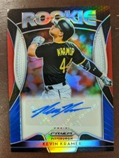 2019 PRIZM ROOKIE AUTOGRAPHS PRIZMS RED WHITE BLUE #44 KEVIN KRAMER #'D 5/50