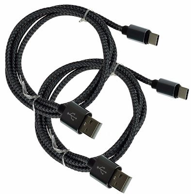 2X  USB-C Datenkabel USB Typ C Kabel Aluminium Ladekabel Data Cable OnePlus 3T