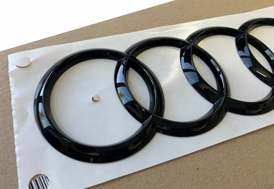 Audi Ringe schwarz vorne für Audi A7 4K