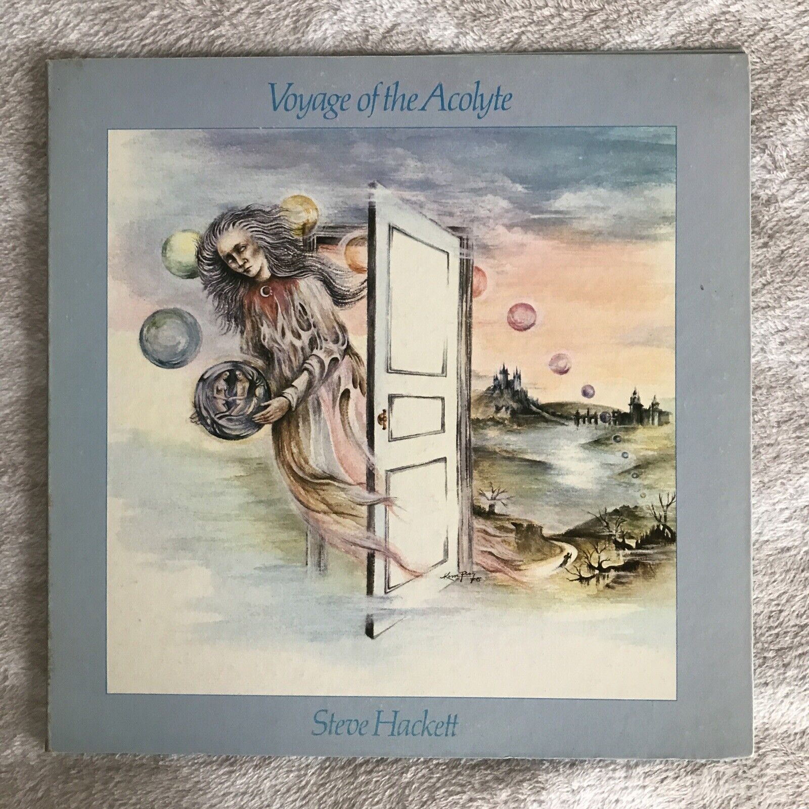 Steve Hackett Voyage of the Acolyte LP vinyl UK Charisma 1975  VG+