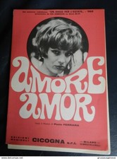 7E) IVA ZANICCHI AMORE AMOR e TU VAI SPARTITO COMPLETO PER VARII STRUMENTI VEDI 