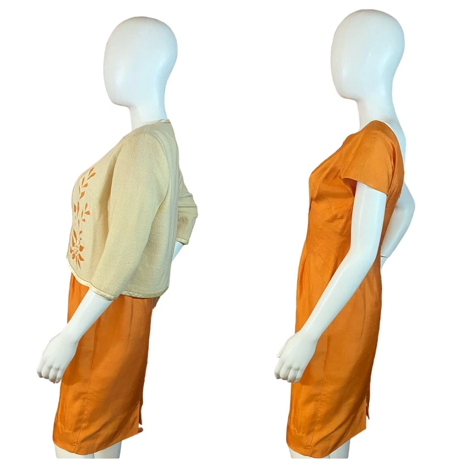 Juego de dos piezas de algodón vintage años 50 de Alix of Miami Foto 2 de 4