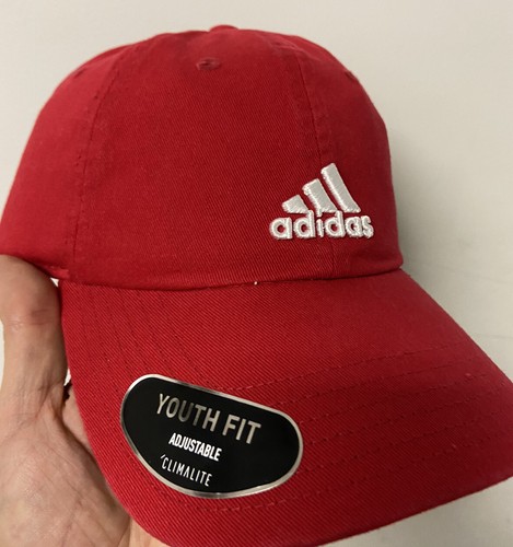 NEW! ADIDAS Size YOUTH Adjustable Red 