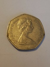 Great Britain 50 New Pence, 1969, Circulated Coin