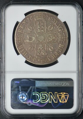 1679 England Crown - 4TH Bust Charles II - NGC Fine Details