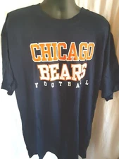 Chicago Bears Men's Fanatics Shirt B/T XLT,2X,2XL or 3X