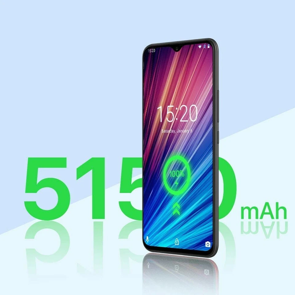 Teléfono Celular UMIDIGI F1 Play 6GB+64GB Memoria Doble 4G LTE Desbloqueado (Negro) Foto 2 de 4