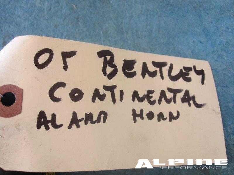 Bentley Continental Gt Gtc Flying Spur alarm horn siren
