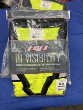 PIP Hi-Visibility Performance Workwear Safety Vest Mesh Reflective Medium