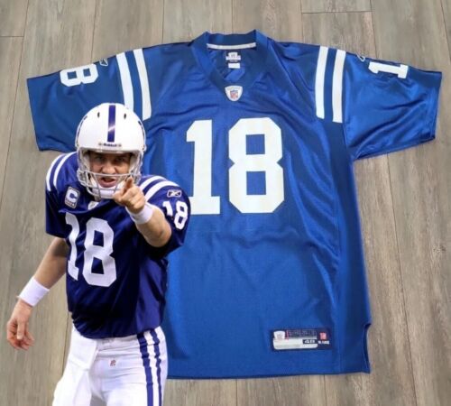 AUTHENTIC VINTAGE PEYTON MANNING REEBOK JERSEY PRO LINE 48 XL INDY COLTS  - Picture 1 of 13