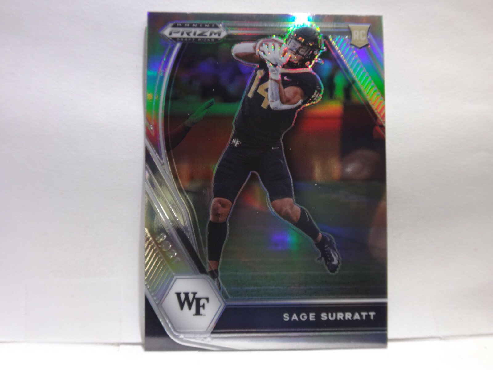 2021 PANINI PRIZM DRAFT SILVER SAGE SURRATT RC #134